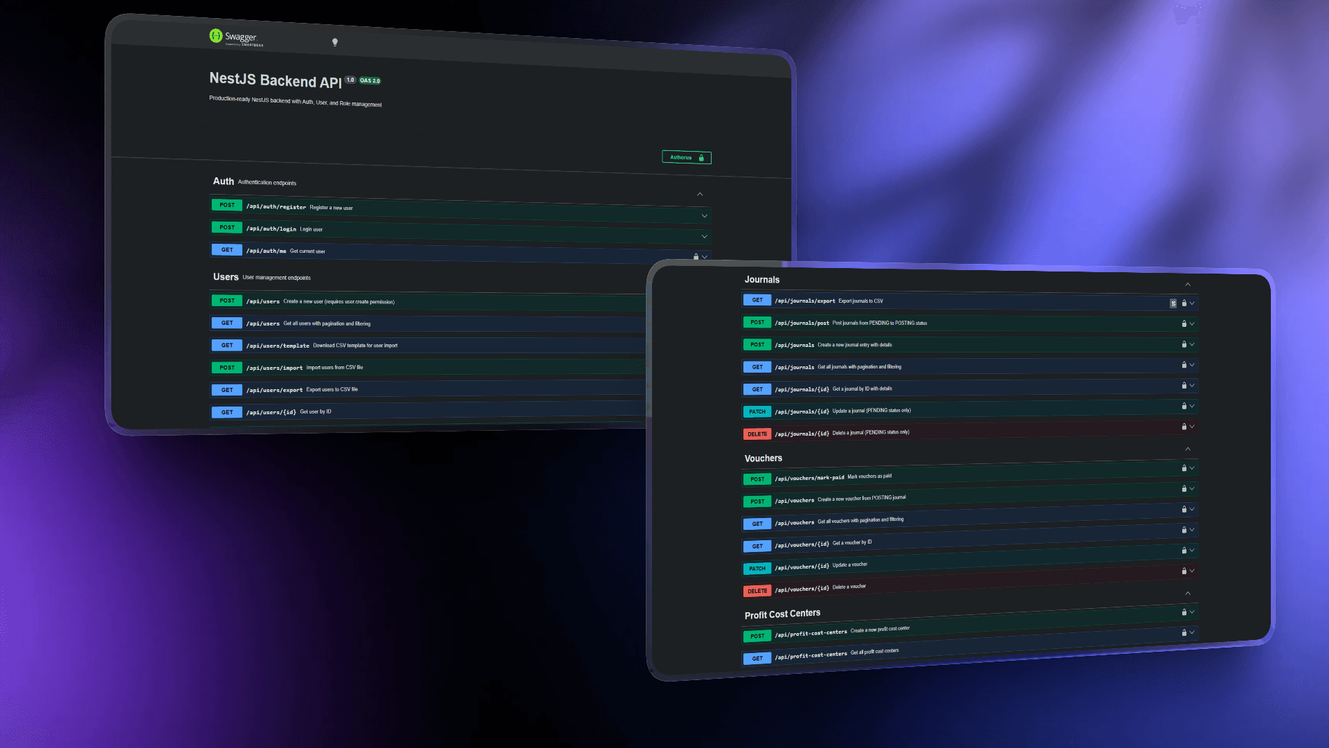 Financial System Backend